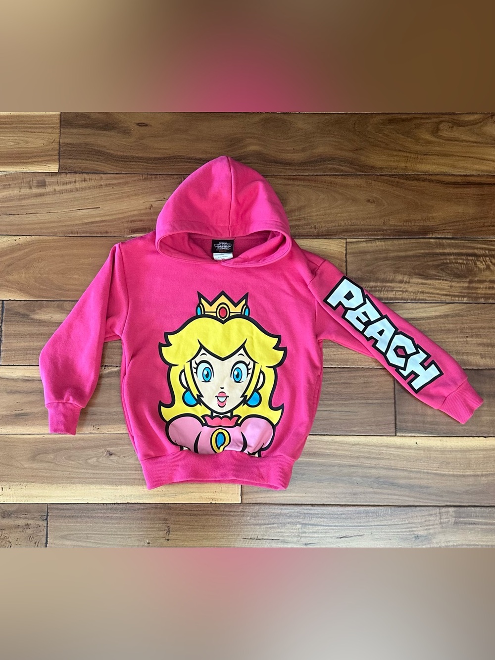 Super Nintendo World Princess Peach Hoodie Youth XS